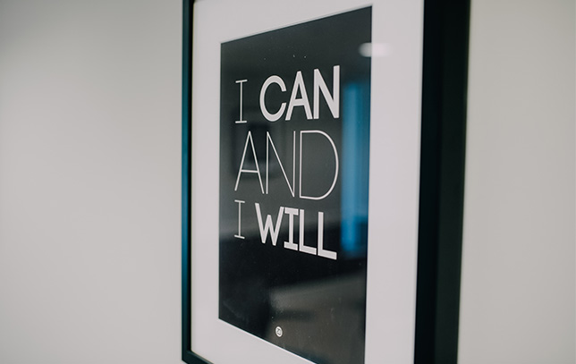 I can and I will poster